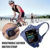 Ремешок для часов для велоспорта, совместимый с Apple Watch Series, регулируемый, винтажный, из искусственной кожи, сменный браслет для смарт-часов