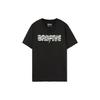 Badfive Sports Basketball Series Letter Print Round Neck Short Sleeve T-Shirt Men Tops Black AHSR473-1