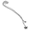 Double Layer Small Pendant Necklace Exquisite Clavicle Chain Shiny Butterfly Necklace  Ladies Gift
