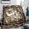 Snow Leopard Animal Print Flannel Blanket, High quality Comfortable for All Seasons, Home Decor, Warmth and Comfort, Perfect for Christmas Gifts115