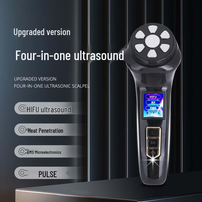 Portable 4-in-1 Ultrasonic Heating Facial Rejuvenation Device