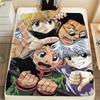 Hunter × Hunter Cozy Printed Flannel Blanket for Bed Sofa Travel Home Comfort -xia75