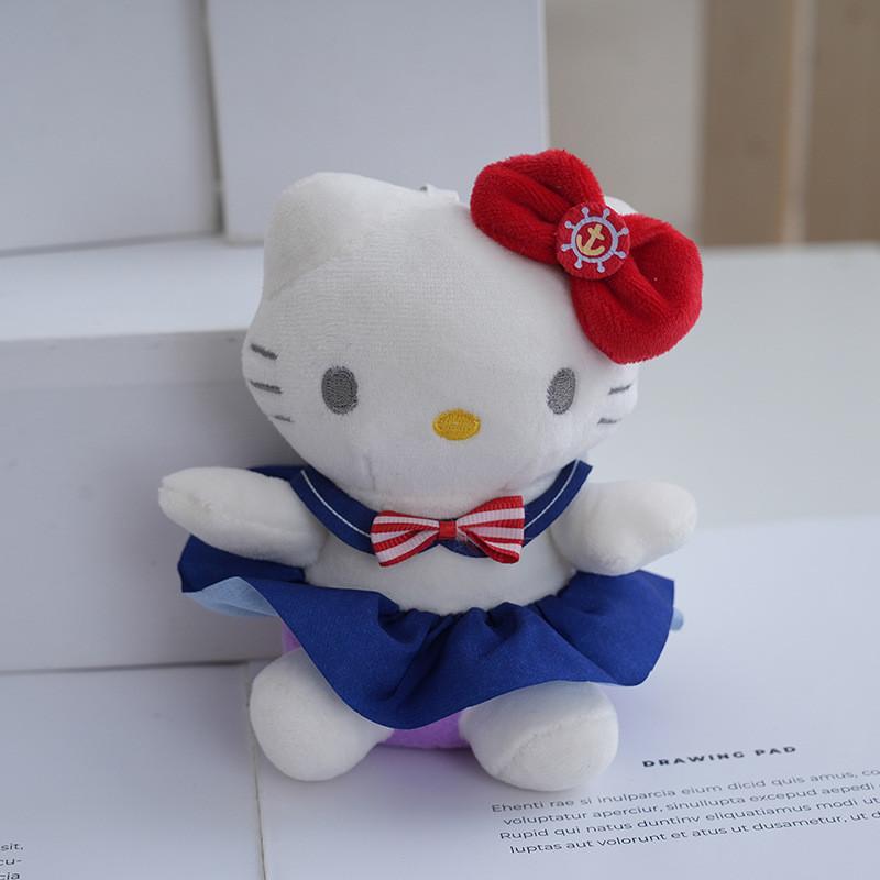 Cute Kitty Plush Toy Pp Cotton Soft Stuffed Animal Keychain For Bags Kids
