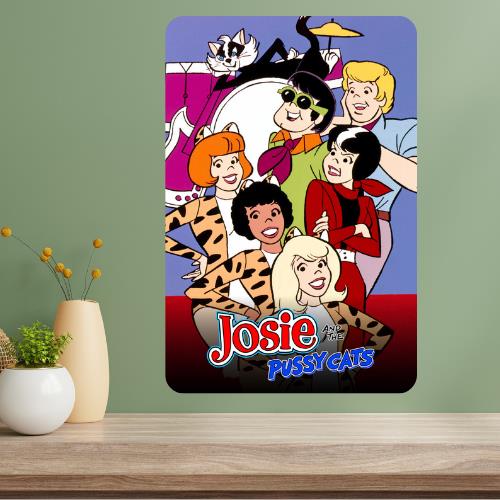 Josie the Pussycats Classic TV Show Metal Poster Sign