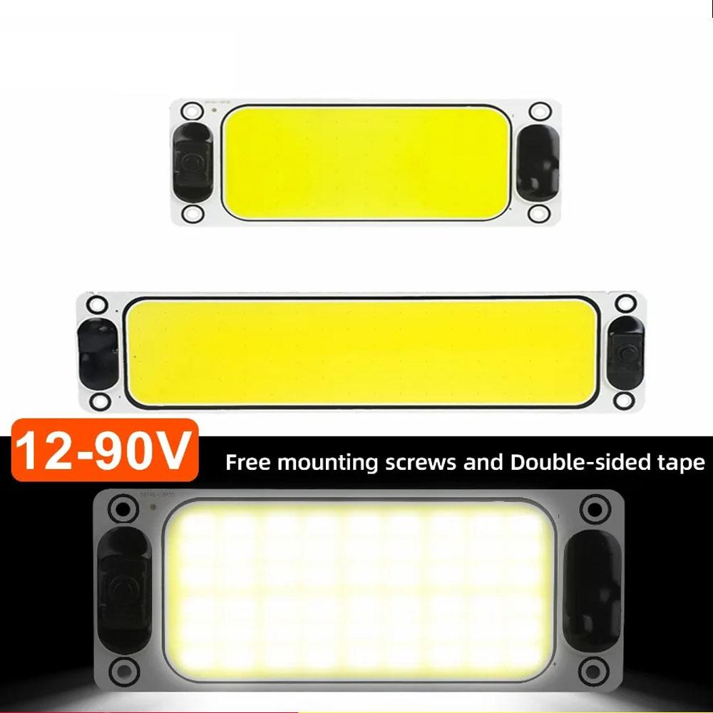 With Switch LED Chip 54/108 COB Reading Night Light Interior Light Ceiling Lamp Van Lorry Truck Camper Boat Room Decoration