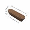 T-Shape Cabinet Handles Walnut Wood Wardrobe Handles New Kitchen Decoration  Cupboard Wardrobe