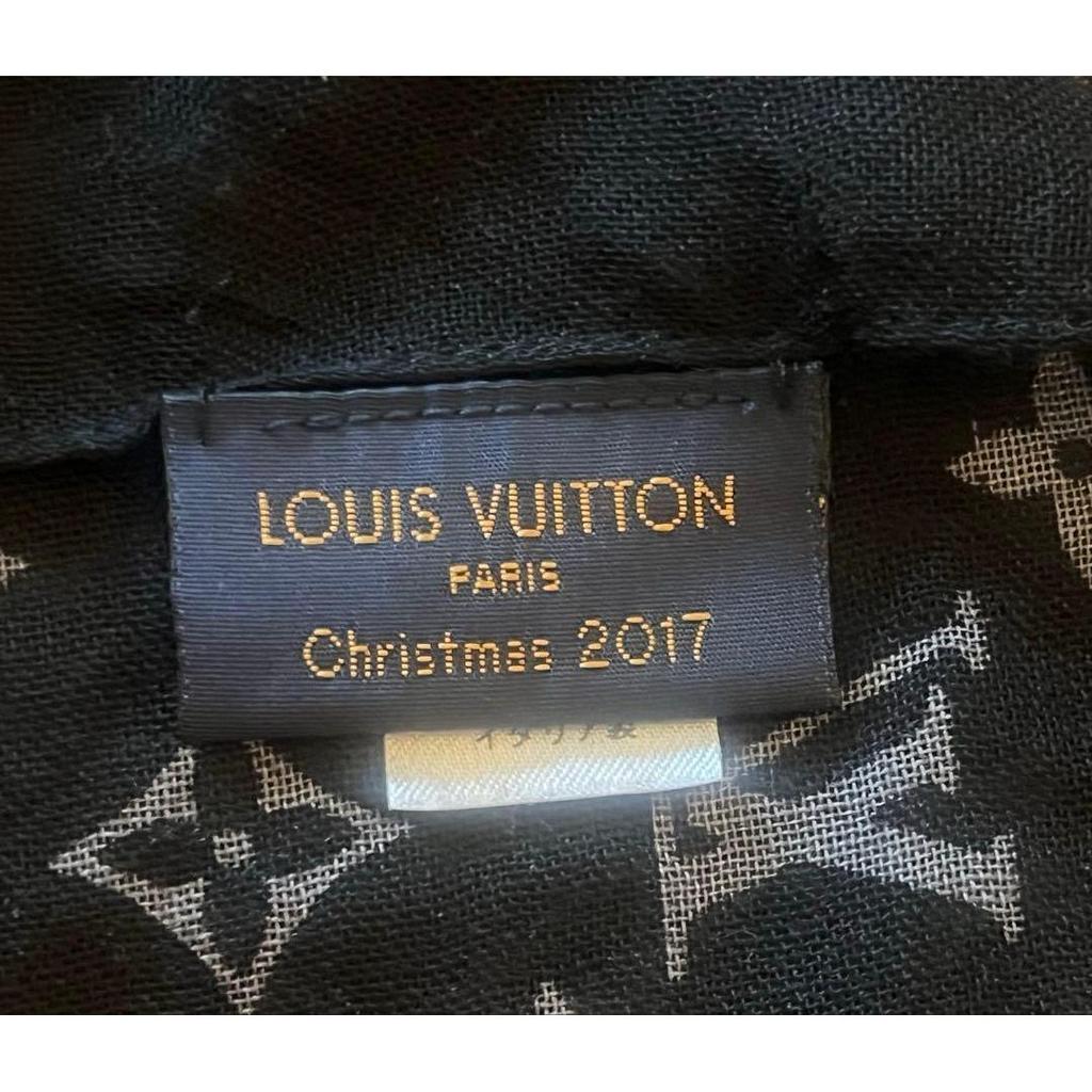 Б/у Шарф-палантин LOUIS VUITTON Monogram Большой Кашемир Шелк