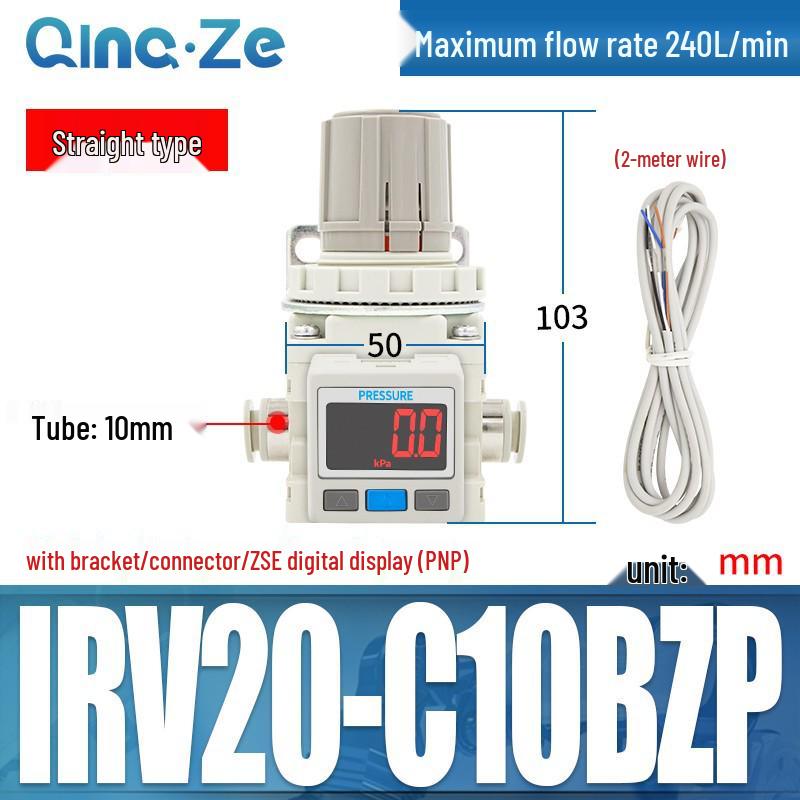 IRV Vacuum C06: Negative Pressure C08 Valve, LC10 Regulating Valve, 20 Limit Valve, BG Pressure Stabilizer