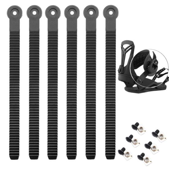 Snowboard Ankle Ladder Strap Binding Replacement Sturdy Universal Simple Installation Ankle Strap Snowboard Binding Parts
