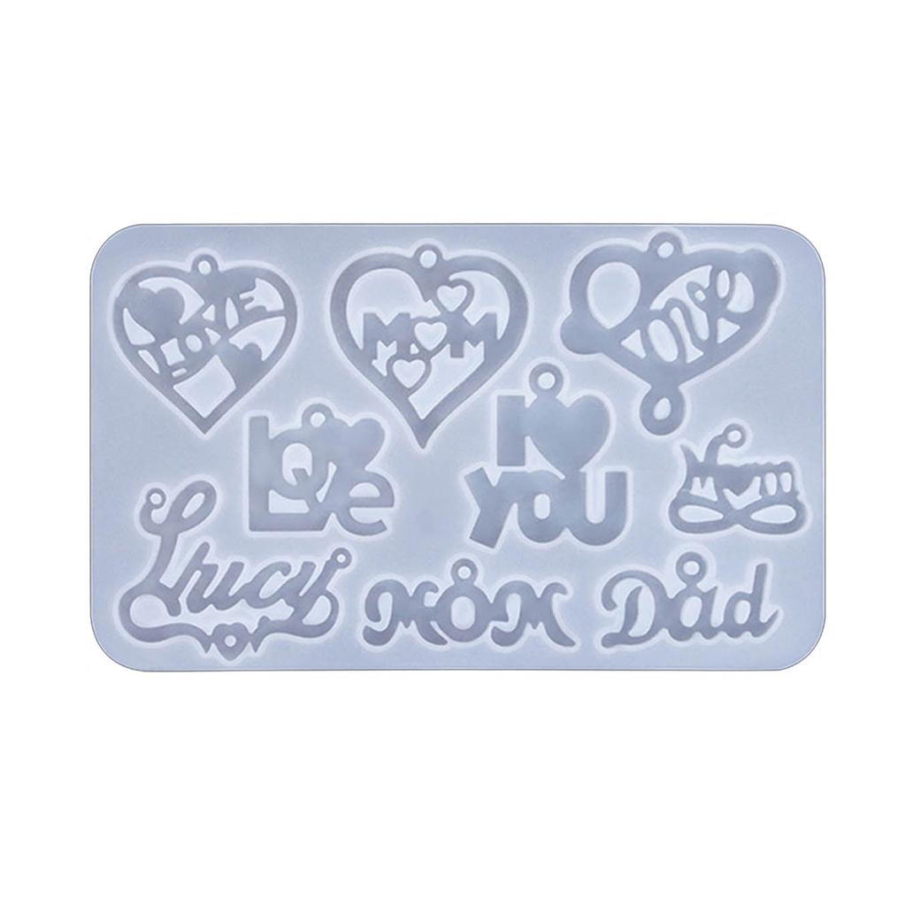 Силиконовая форма для серег, форма для эпоксидной смолы, инструменты для литья ювелирных изделий, формы для ушных украшений для DIY серег-подвесок