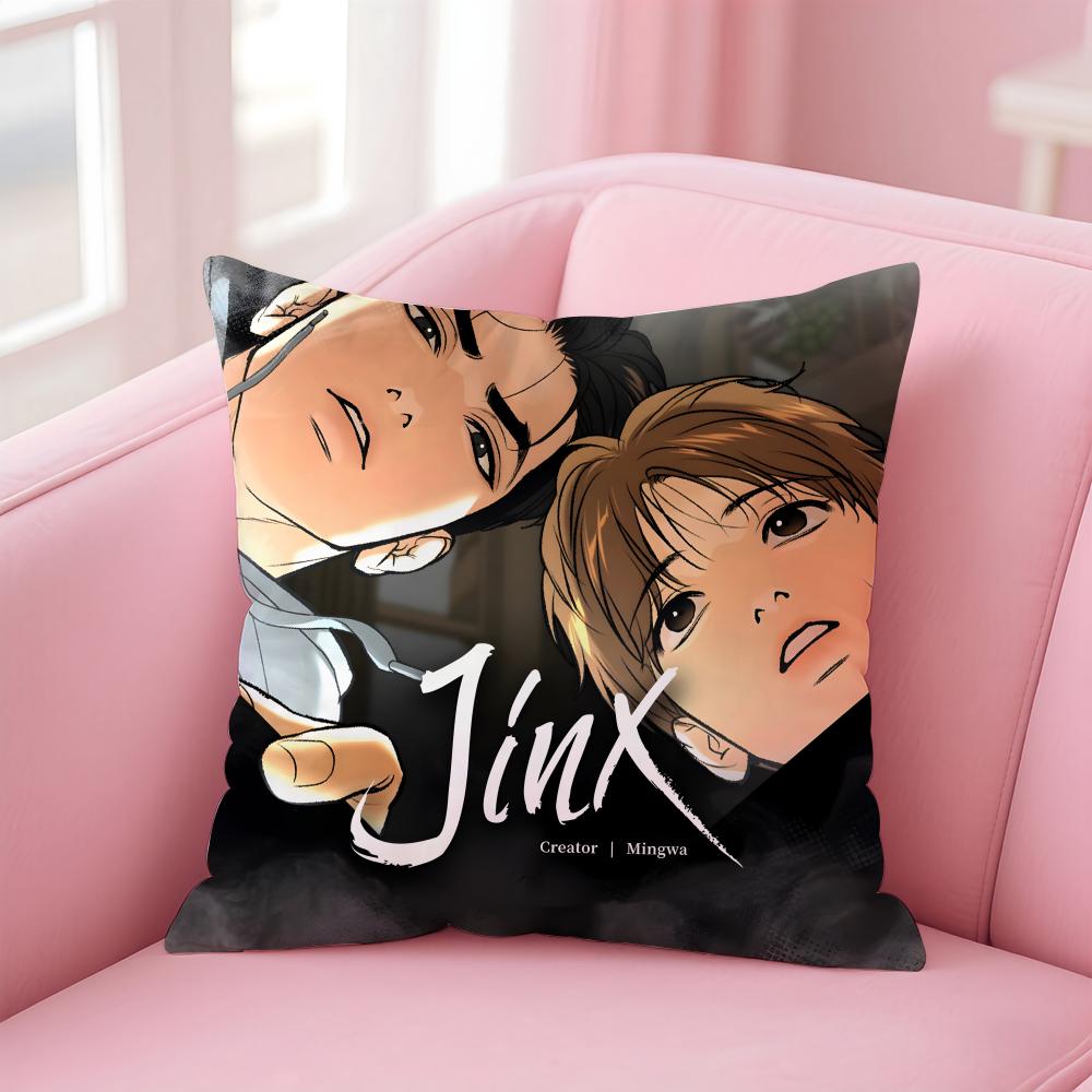 J-JINX Bl Comics Наволочка для подушки Удобная двусторонняя наволочка Идеально для автомобиля, дивана, спальни и не только