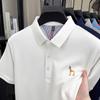 Электронная коммерция Прямые продажи Футболка Мужская Деловая Повседневная Рубашка Поло с Лацканами Мужской Топ