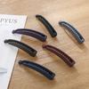 Hairpins Hair Accessories Frosted Solid Color Ponytail Holder Hair Clips Banana Clip Hair Claws