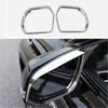 Для Toyota Tundra 2022-2024 ABS Хром Накладки-козырьки от дождя на зеркала заднего вида 2 шт.