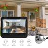 2.4G WiFi Видеодомофон для квартиры Камера-глазок 4.3-дюймовый дисплей Tuya APP 1080P 120 градусов Видимый глазок ночного видения