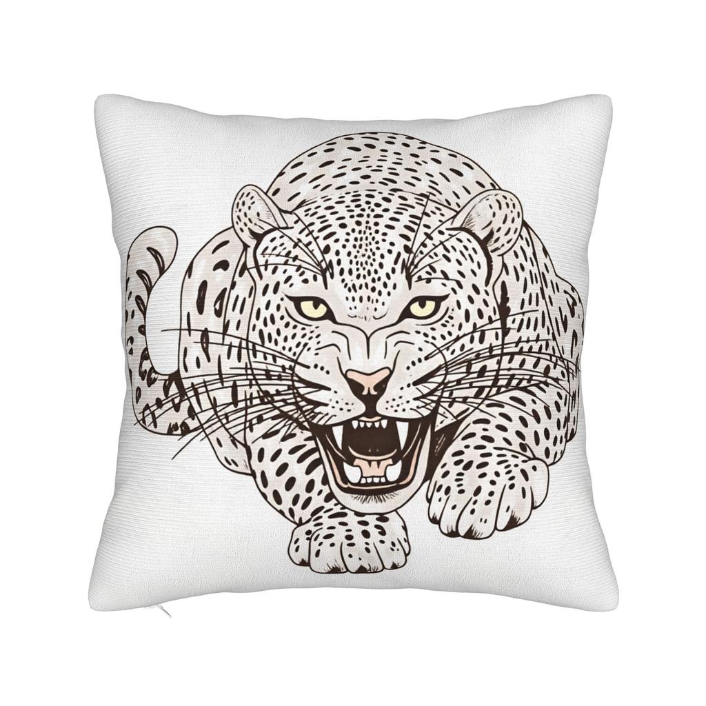 Pillow Cover Pink Black Leopard Duo Lying Sitting Morden Pillow Case For Chair Sofa Home Decor Pillowcases