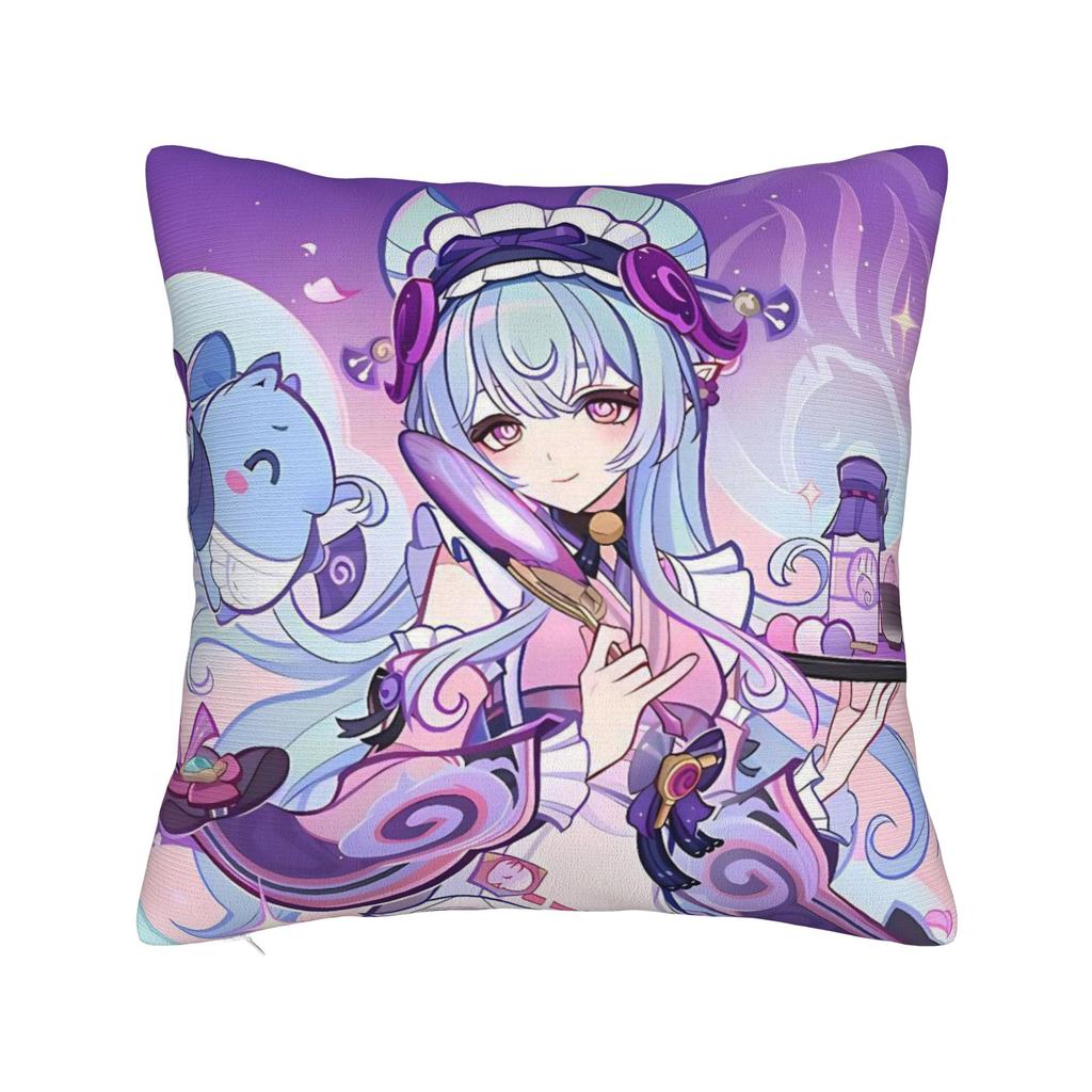Furina Genshin Impact Game Pillowcase Printing Fabric Cushion Cover Gift Throw Pillow Case Cover Chair Drop Shipping 45X45Cm
