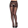 Женские сексуальные капроновые колготки с открытой промежностью