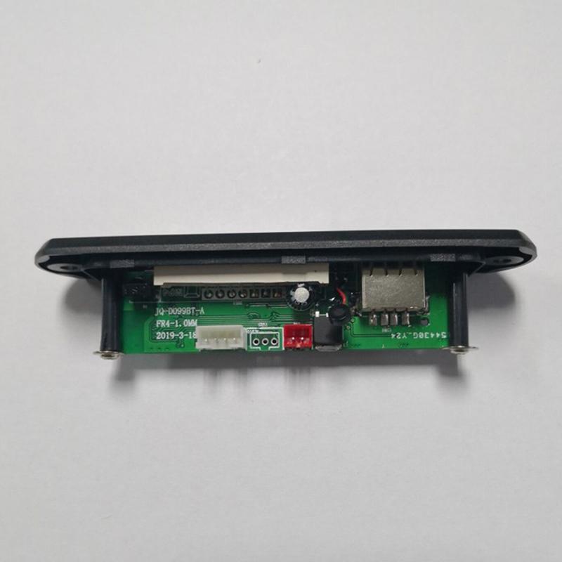 Беспроводная Bluetooth 5.0 9В-12В плата декодера Mp3 Wma Автомобильное аудио USB TF FM радио модуль Цветной экран MP3-плеер с пультом дистанционного управления