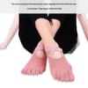 Five-Toe Anti-Slip Yoga Socks with Heel Protection Gel for Indoor Fitness and Dance