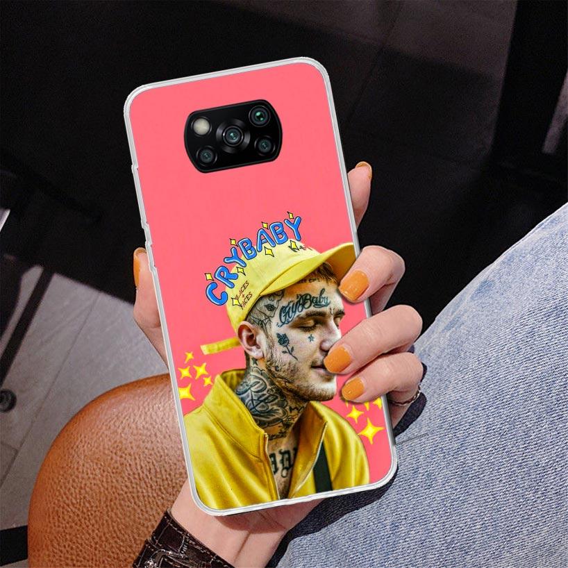Lil Peep Singer Phone Case For Xiaomi Poco X7 X6 X5 Pro F7 Ultra Redmi 15C 15 13C 13 12C 12 10 10A 10C 9 9A 9C 9T Cover Poco X7