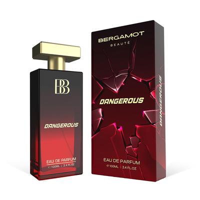 Bergamot Beaute Dangerous Eau De Parfum | Лучшие мужские духи с пряным и древесным стойким ароматом премиум-класса для мужчин, EDP 100 мл