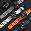 Marine Band For Samsung Galaxy Watch 7 Ultra 47mm Sport Silicone Bracelet Strap Galaxy Watch Ultra Strap 47 Luminous Accessories