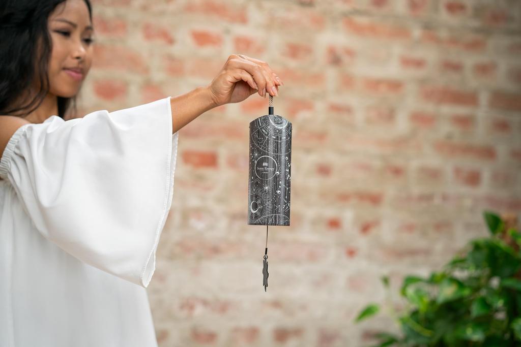 MEINL Sonic Energy Collection Cosmic Bamboo Chime Stella (Night) by CBCSTELLA [Includes Two Wooden Pendulums, One Acrylic]