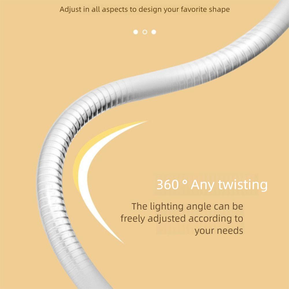 Регулируемая настольная лампа для чтения Защита глаз Светодиодная прикроватная лампа Ночной свет Обучение