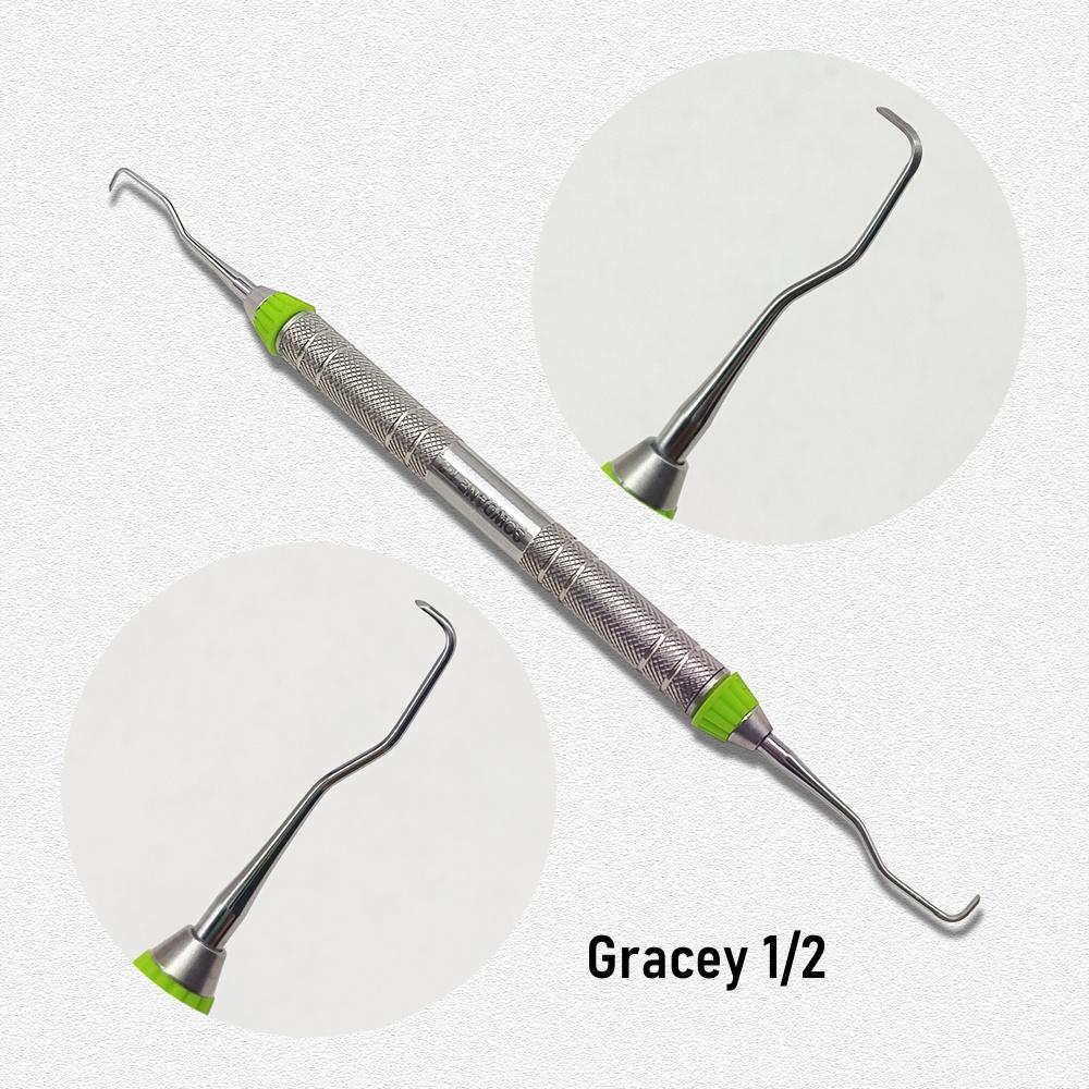 1 шт. Высококачественные стоматологические кюретки Грейси Пародонтальный скейлер Нержавеющая сталь Пародонтальные костные кюретки Перио