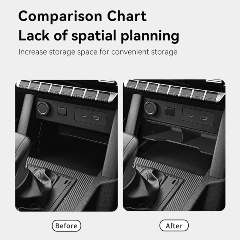 Органайзер для кабины грузовика Центральный ящик для хранения Для автомобилей L200 Triton 2024 2025 Органайзер для консоли