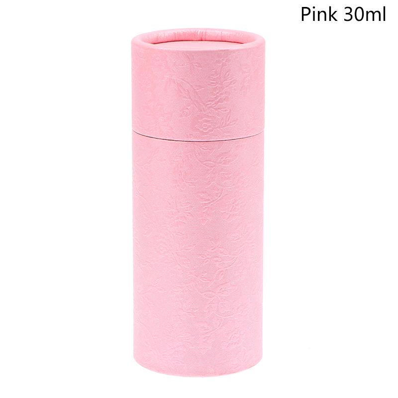 Круглая картонная подарочная коробка Упаковка для флаконов косметических эфирных масел Упаковка для помады Упаковка для духов Коробки из крафт-бумаги