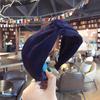 Autumn Winter Wide Korean Style Cross Knot Headband