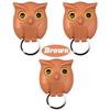 Creative Winking Owl Magnetic Key Hook Adhesive Sticker Key Storage Door Wall Kitchen Bedroom Storage Funny Gift Kids Room Decor