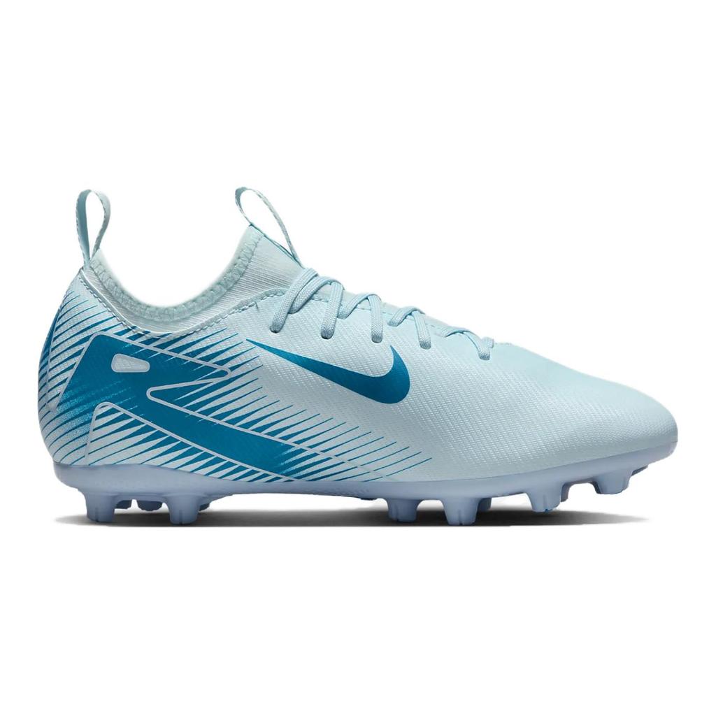 Nike Mercurial Vapor 16 Comfortable Versatile Fashion Non-Slip Durable Low-Top Soccer Shoes Kids Sneaker Blue FQ8407-400