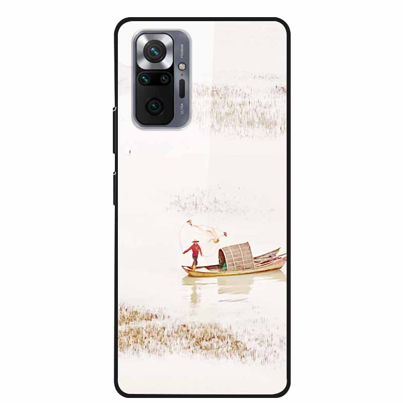 Цветная закаленная стеклянная крышка для чехла Xiaomi Redmi Note 10 Pro, жесткий противоударный Funda для чехлов Redmi Note10 / Note 10Pro, корпус