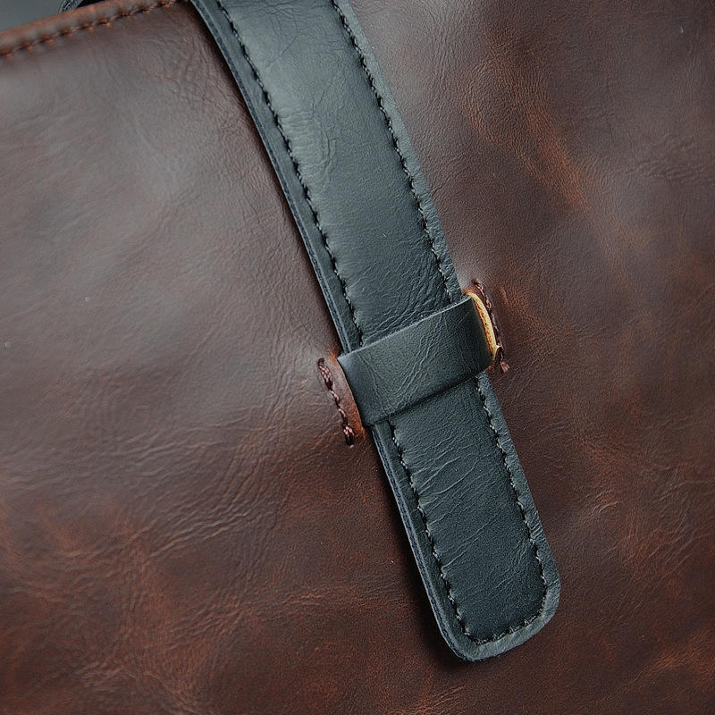 Мужская повседневная модная сумка через плечо на одно плечо, мужская сумка в стиле ретро, ​​простая атмосферная сумка для документов