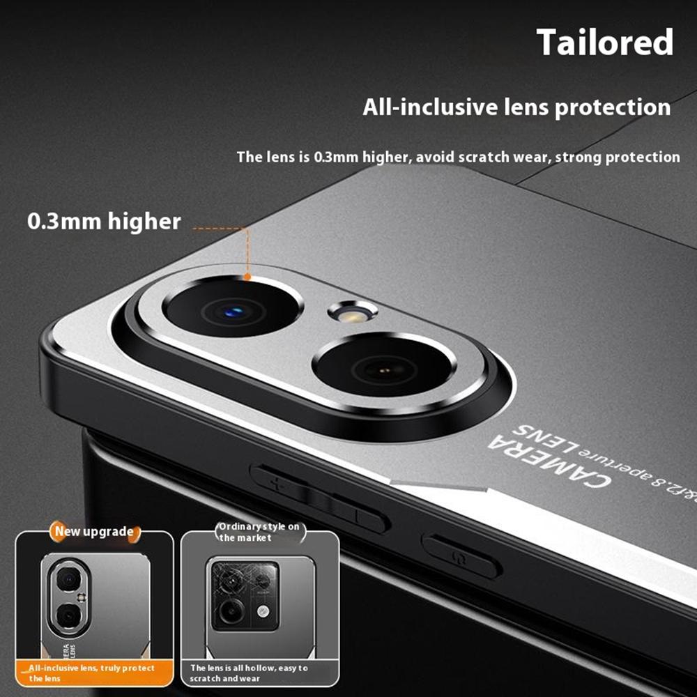 For Huawei Enjoy 80 Phone Case Aluminium Alloy TPU PC Back Cover