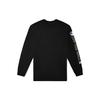 Vans Letter Print Sports Long Sleeve T-Shirt Unisex Tops Black VN0A4TV2BLK