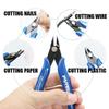 Multifunctional Mini Nose Cutting Plier Electrical Wire Cable Cutter Metal Universal Side Snips Flush Pliers Convenient Durable Tool