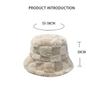 Soft Lamb Winter Bucket Hat Keep Warm Skull Hat Casual Plush Fisherman Hat  Outdoor