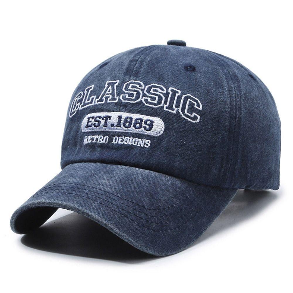 Visor Peaked Cap Classic EST.1889 Sunscreen Hats Fashion Casquette For Man Women
