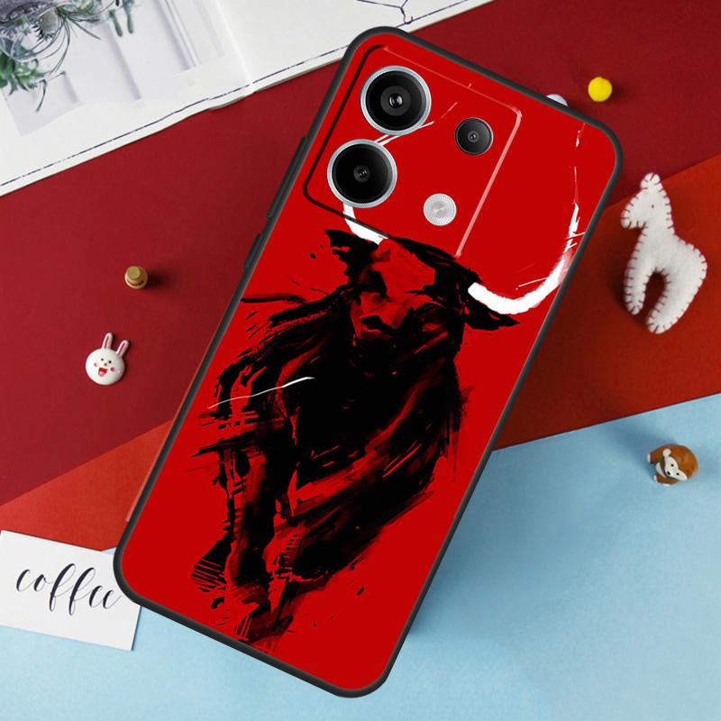 Bullfight Bull Fighter Case for Xiaomi Redmi Note 13 12 10 8 9 11 Pro 12S 10S 11S Redmi 13C 10A 10C 9C 12C Cover