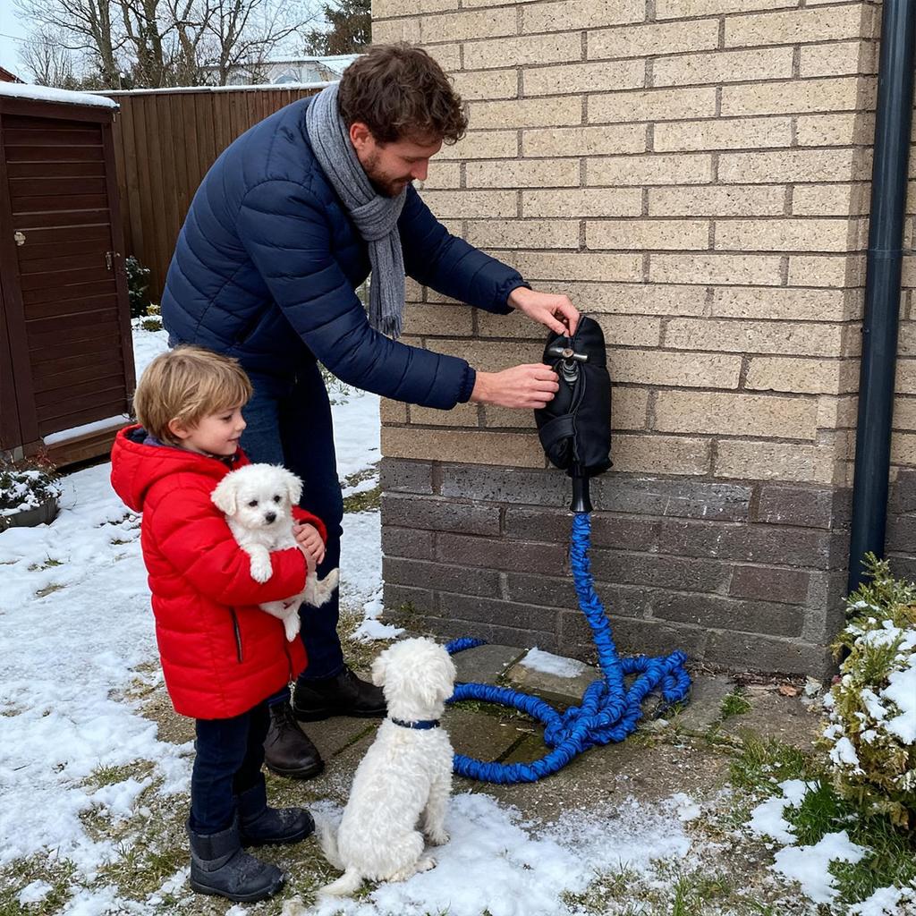 Winter Faucet Covers Outdoor 2 Pieces Faucet Frost Cover Reusable Spigot Insulated Protector For Winter Outdoor Home Garden Yard