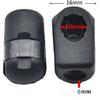 Gas Strut Nylon End Fittings fit for 10mm Ball Stud M6 Female Thread Straight Detachable Shock Lift Jiont Connector, Pack of 4 (Black)