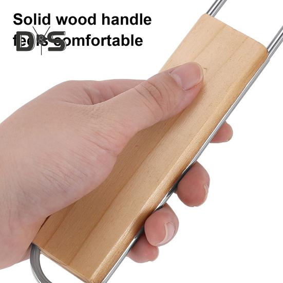 Корзина для гриля из кукурузы с деревянной ручкой, складные корзины для гриля из нержавеющей стали, стойка для барбекю на открытом воздухе для рыбы, креветок, овощей