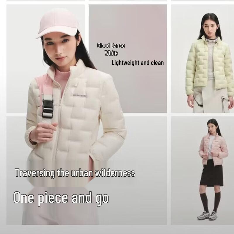Bosideng Women's Lightweight Goose Down Stand Collar Short Jacket