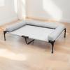 Dog Bed Elevated Cot for Pets with Breathable Mesh Outdoor Use