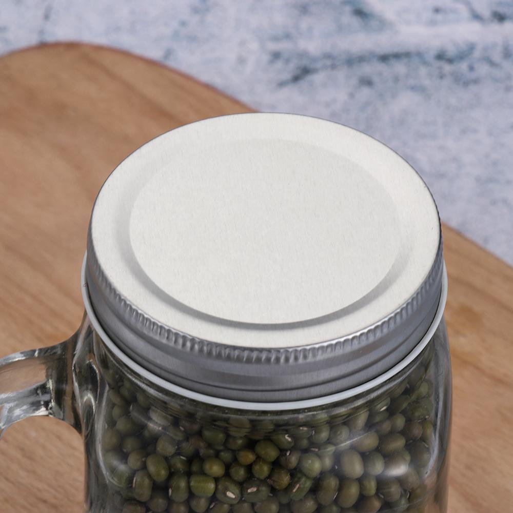 Упаковка из 10 герметичных крышек для бутылок, широкогорлые крышки для консервирования, крышки для банок, крышки для хранения продуктов, крышки для банок Мейсона