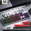 Youshi Mechanical Feel Wired Keyboard and Mouse Combo
